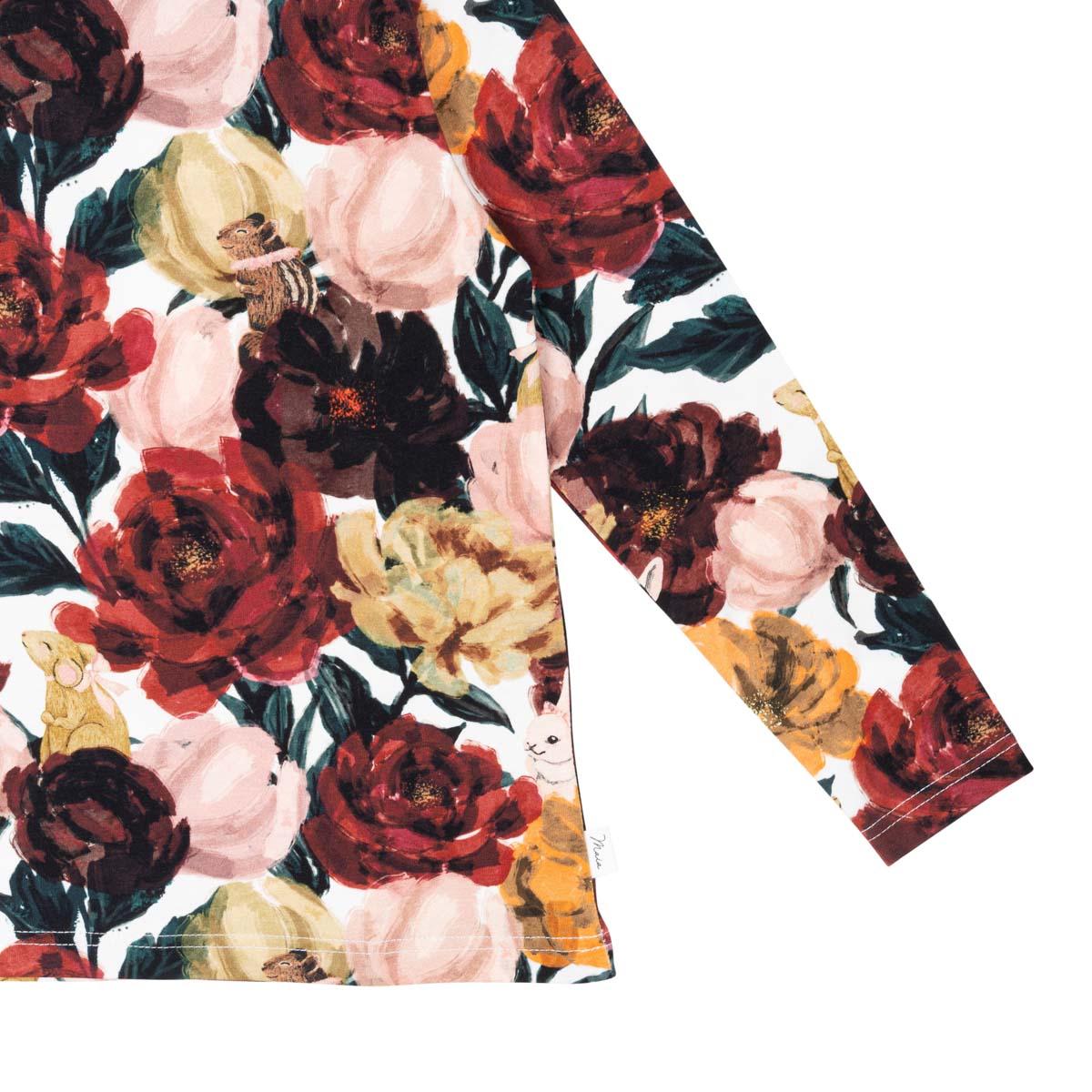 Bloomy shirt, dark red