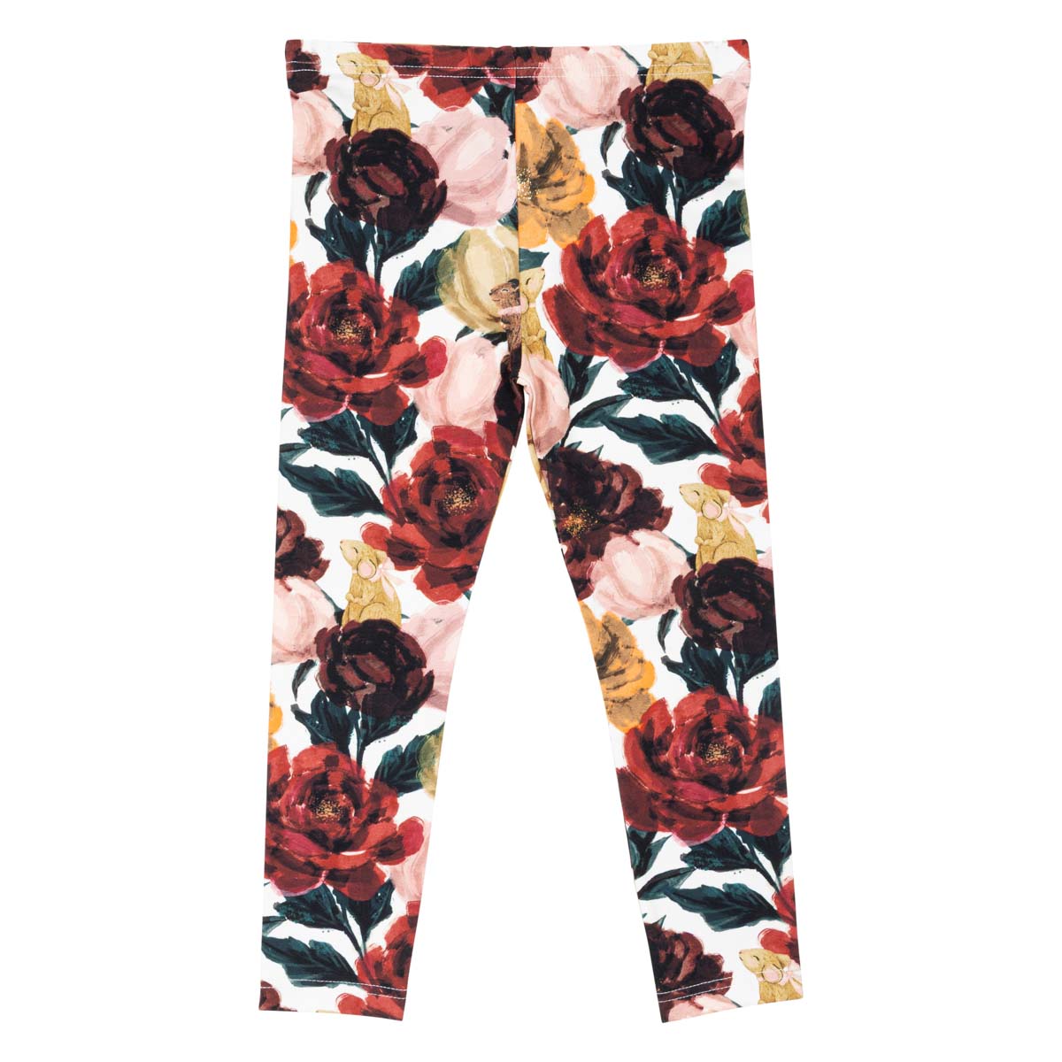Bloomy leggings, dark red