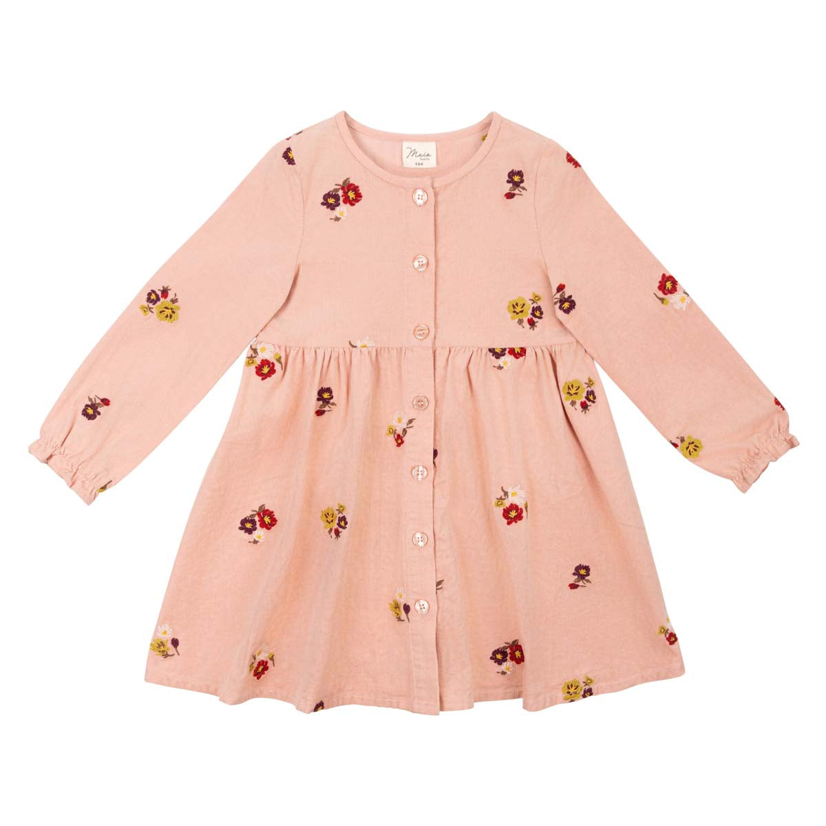 Nocturne corduroy dress, rose