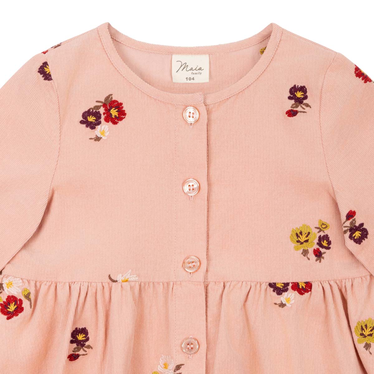 Nocturne corduroy dress, rose