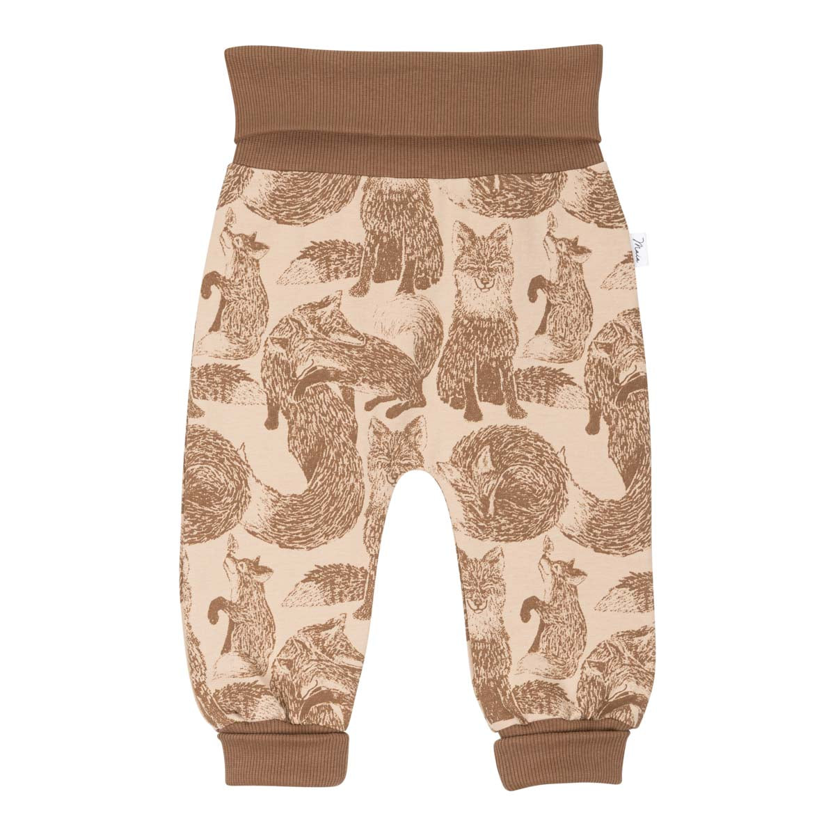 Foxes babies' sweatpants, beige