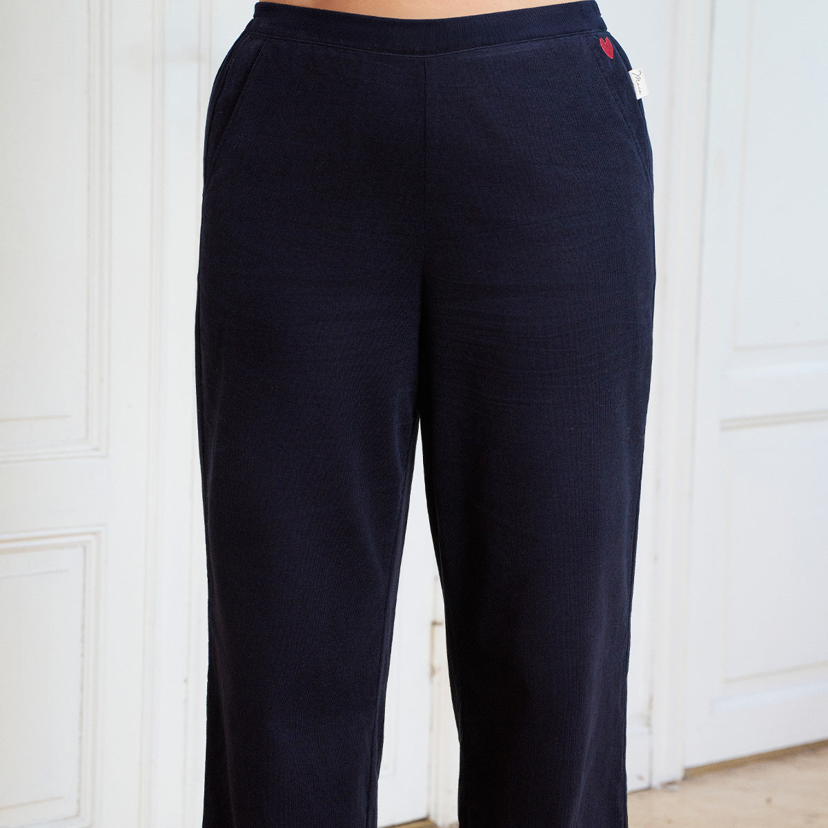 Amelia trousers for women, Nocturne, dark blue