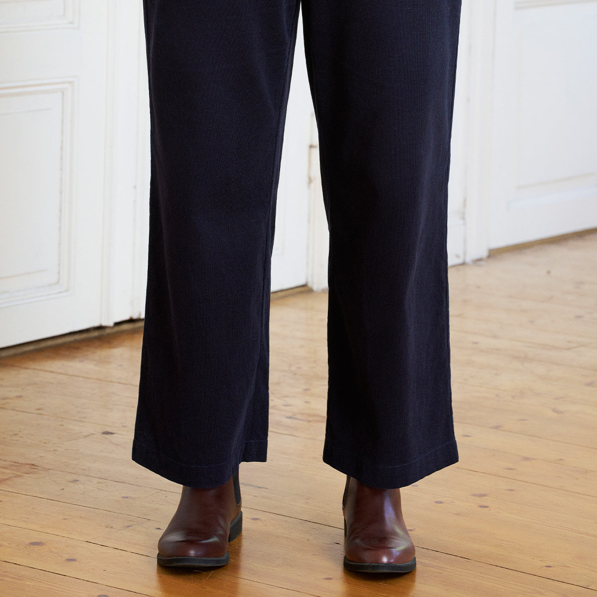 Amelia trousers for women, Nocturne, dark blue