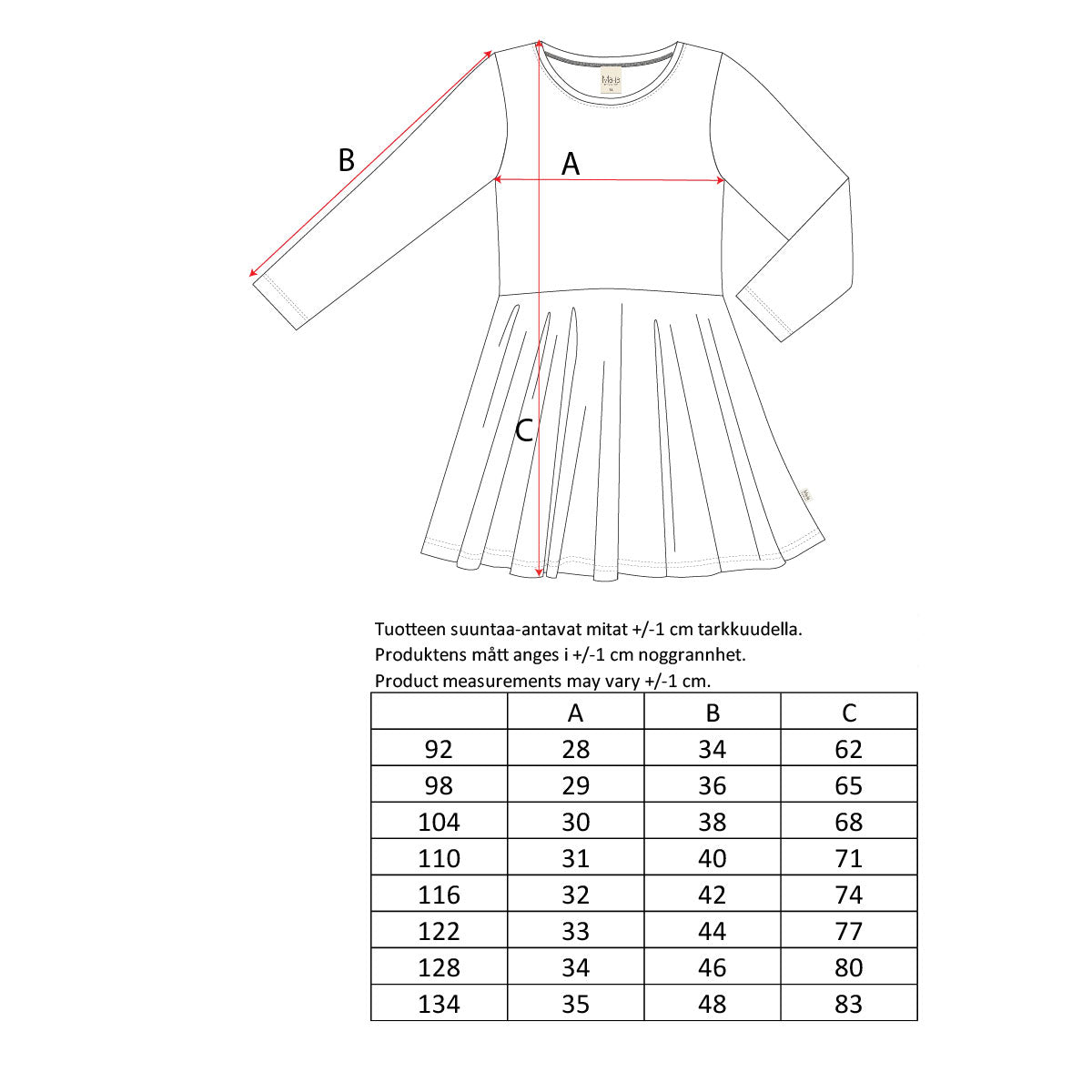 Winter Garden dress, natural white