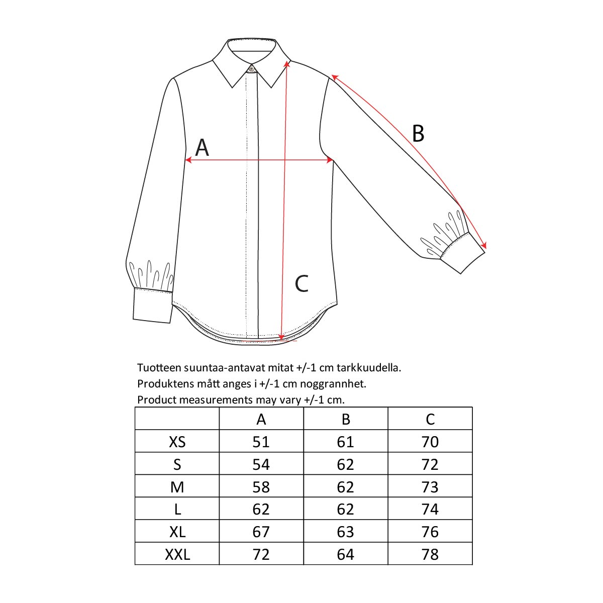 Julian shirt, Winter garden, natural white