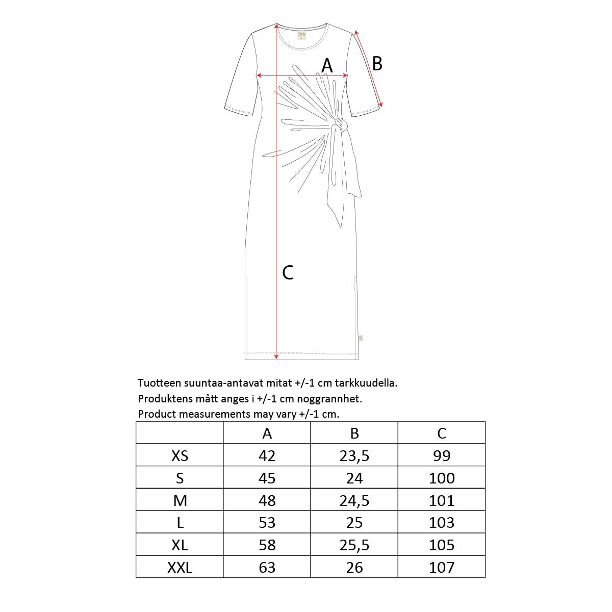 Kathy dress, Stripe, dark blue