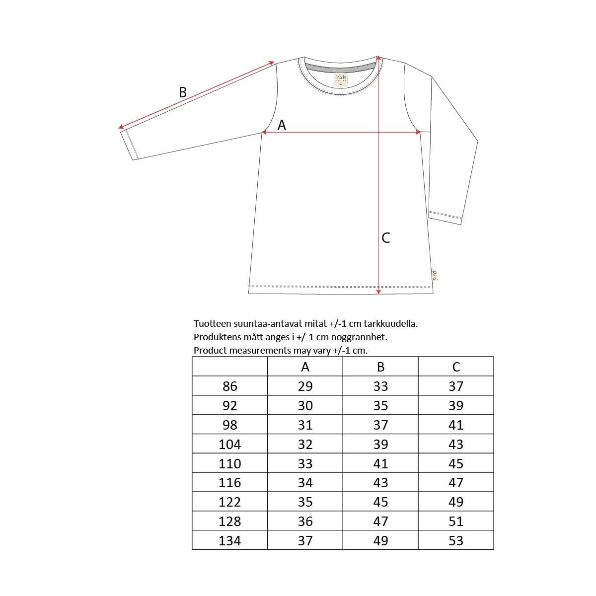 Bloomy shirt, dark red