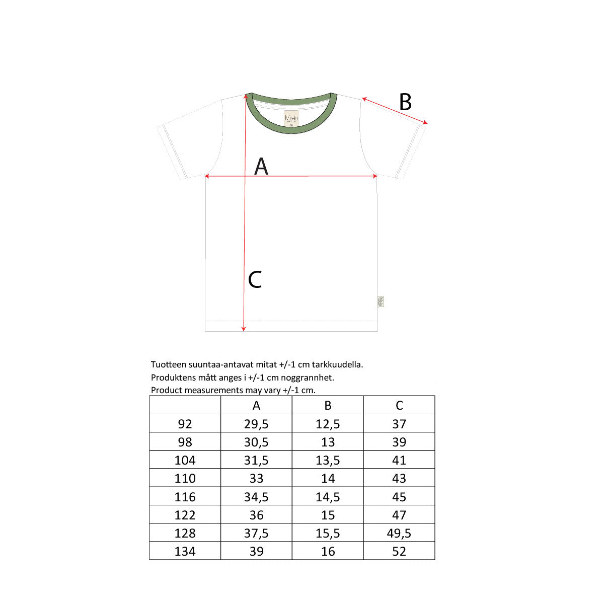 Lemon t-shirt, natural white