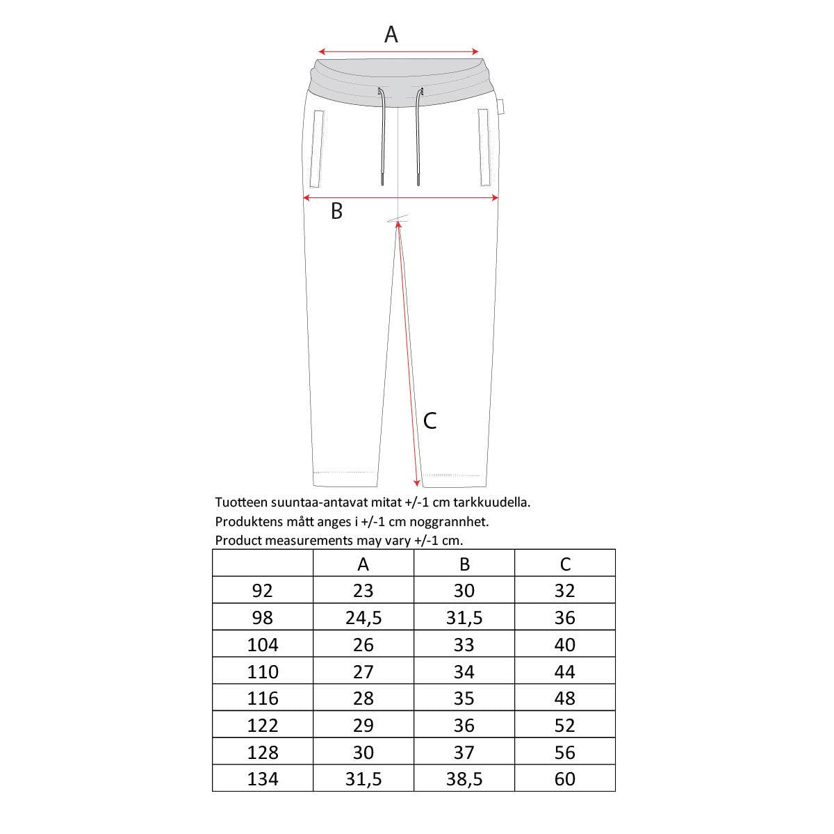 Rosette track trousers, rose