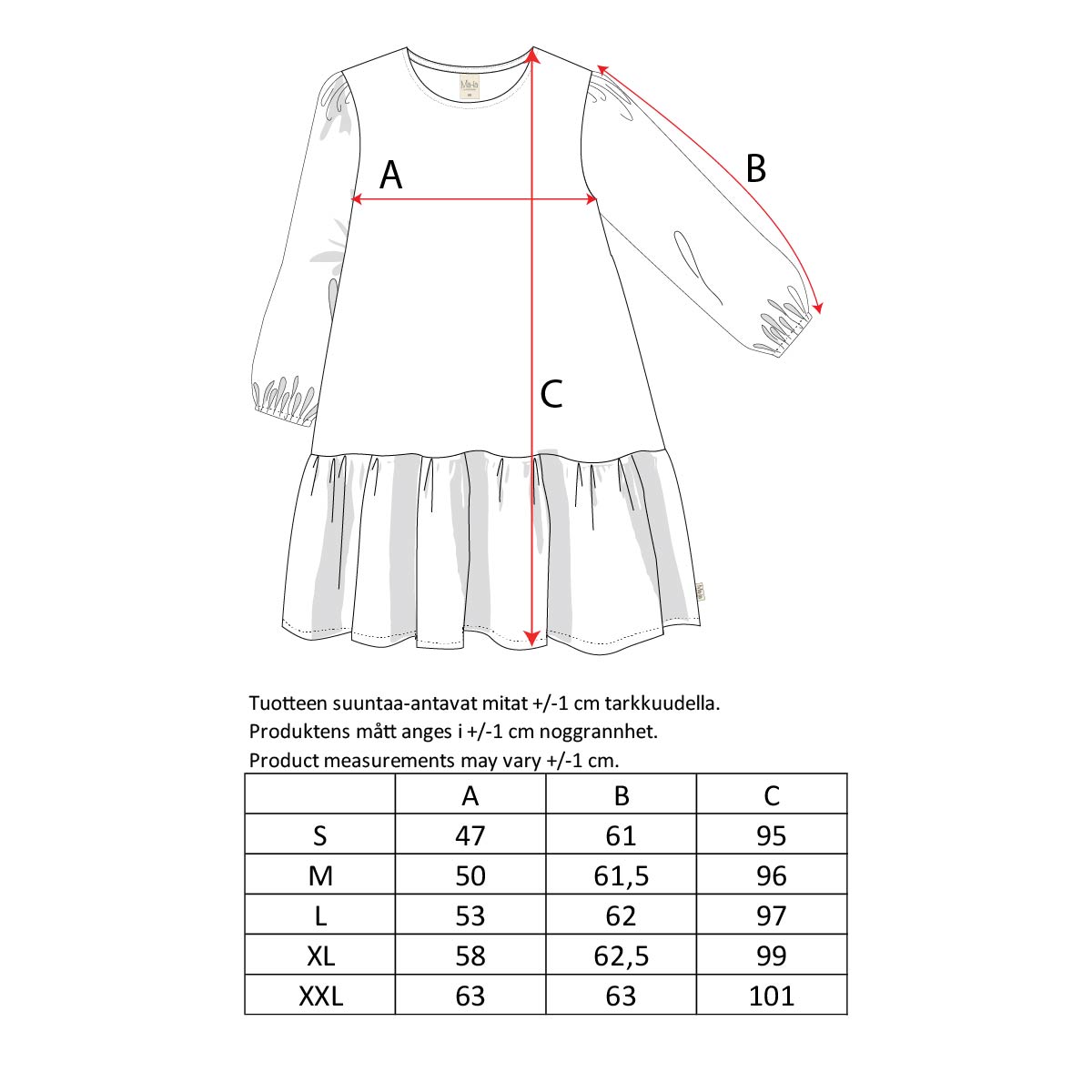 Laura dress, Violet, rose