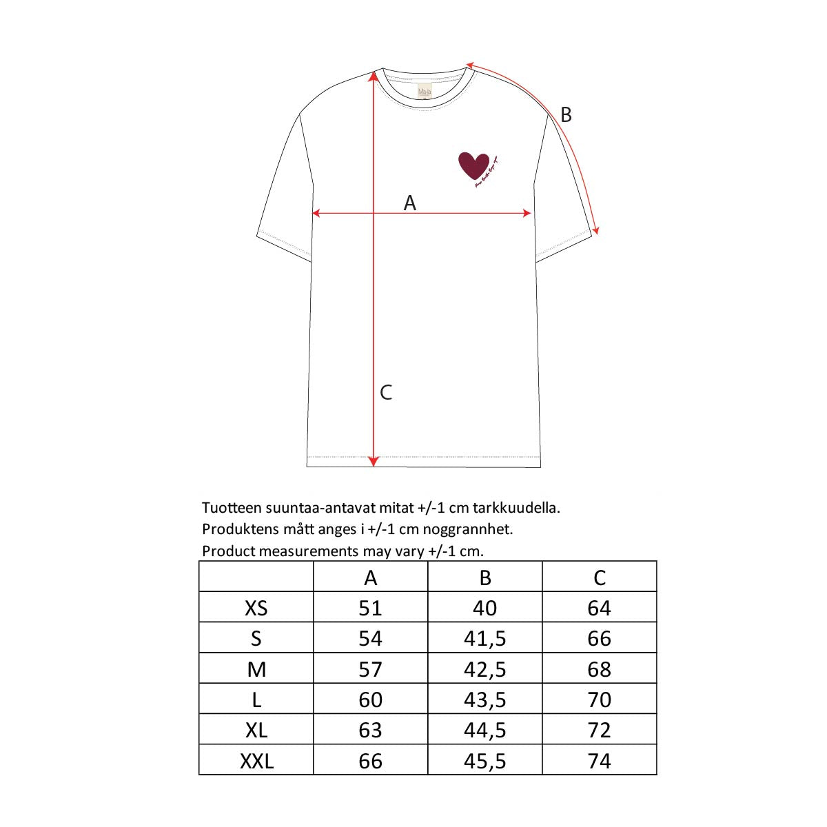 Serena t-shirt, precious, natural white